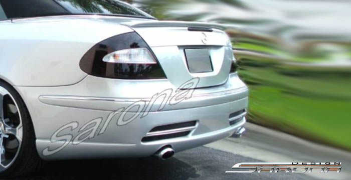 Custom Mercedes CLK Rear Bumper  Coupe (2003 - 2009) - $650.00 (Part #MB-031-RB)